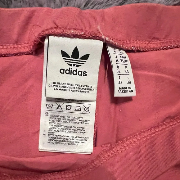 XS Adidas Three Stripes Leggings Tights - Picture 4 of 7